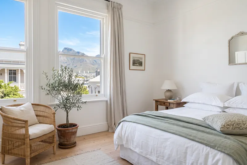Mountain Room with sash windows and a view of Table Mountain